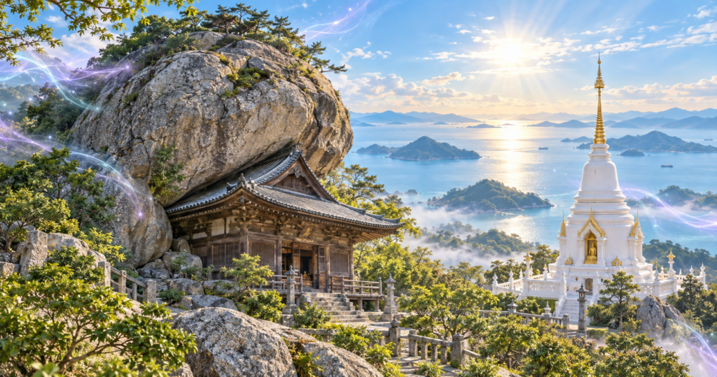 開龍寺とは？白石島の巨石とタイ式仏舎利塔、弘法大師ゆかりの3タイプ参拝診断