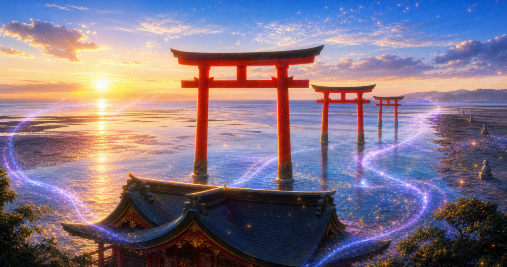 佐賀のパワースポット6選｜佐嘉神社の八社詣・恵比須像巡りから海中鳥居まで願い事別ガイド
