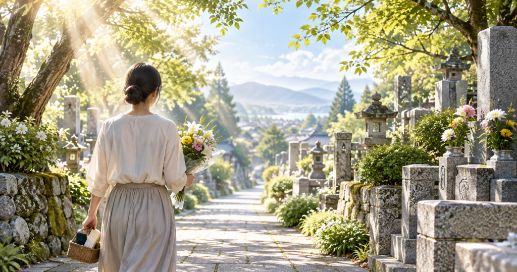 お墓参りの時間は何時がいい？午前中が良い理由・夕方の目安・滞在時間まで解説